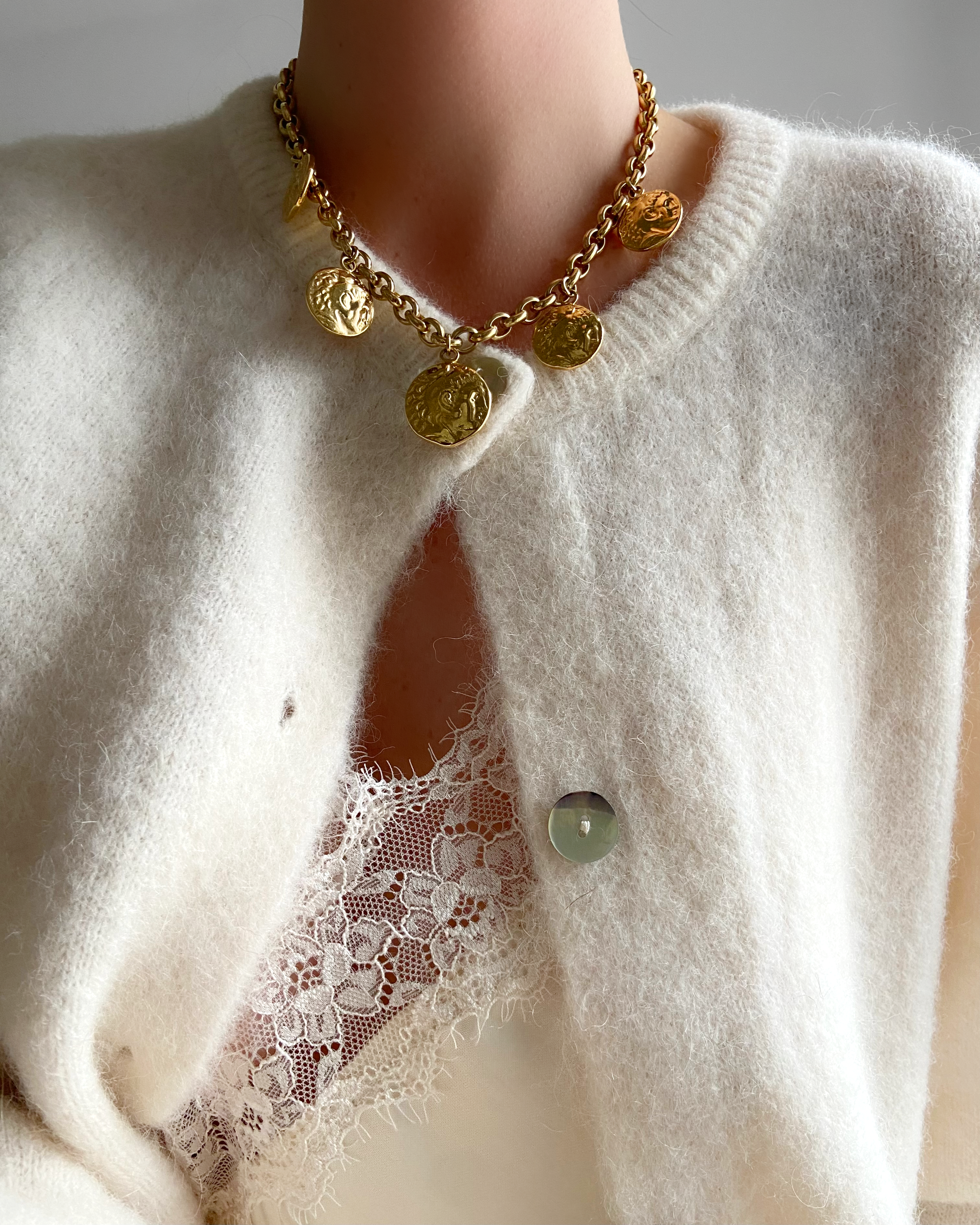 COLLIER 5 MÉDAILLES