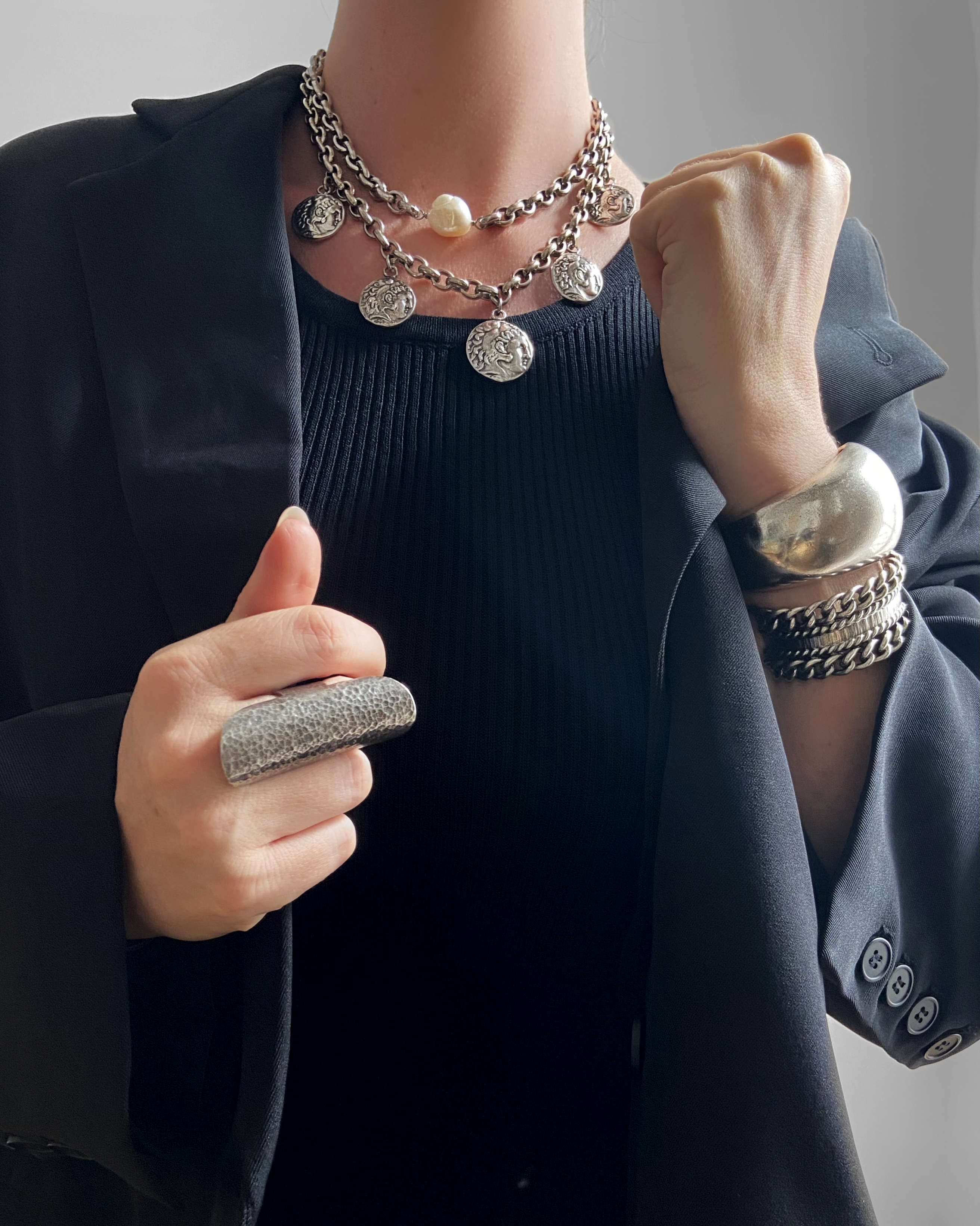 COLLIER 5 MÉDAILLES