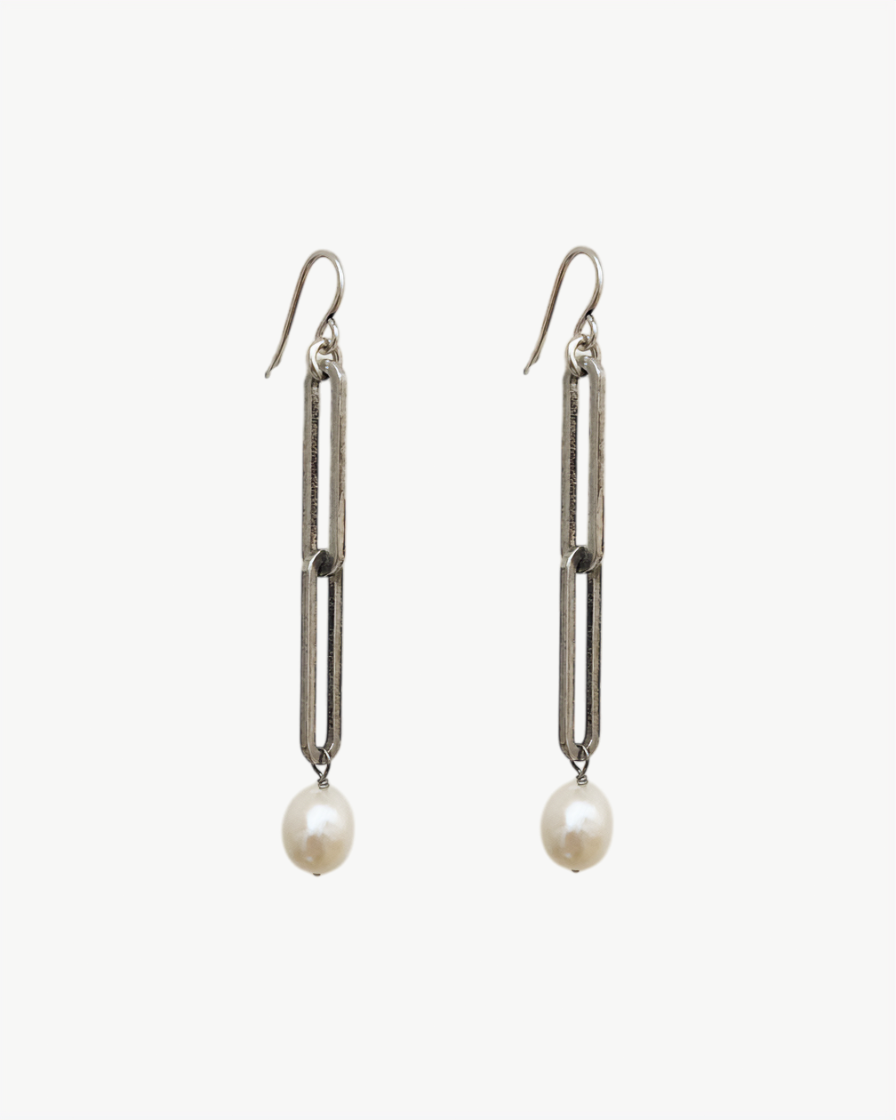 BOUCLES ETERNITY PERLE ARGENT