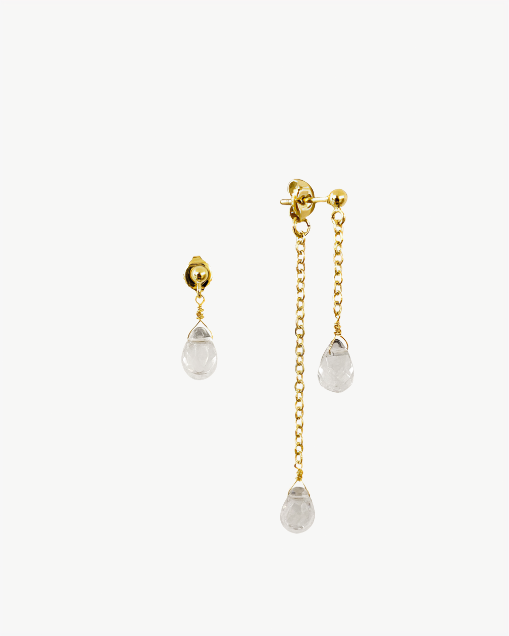 ASYMETRIE CRISTAL EARRING