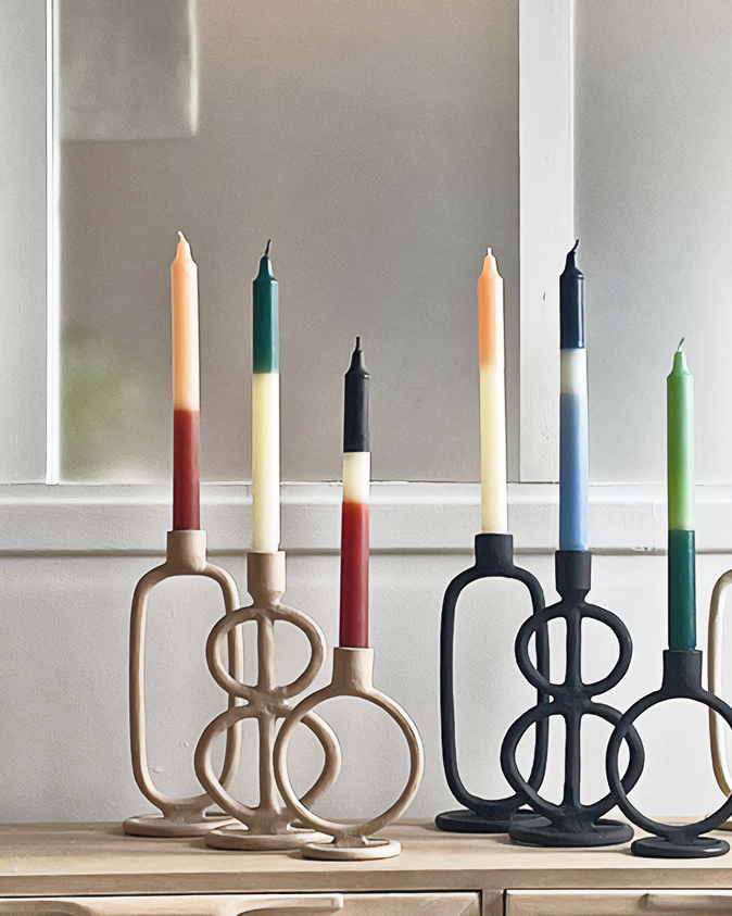 METAL CANDLE HOLDER NUDE MODEL