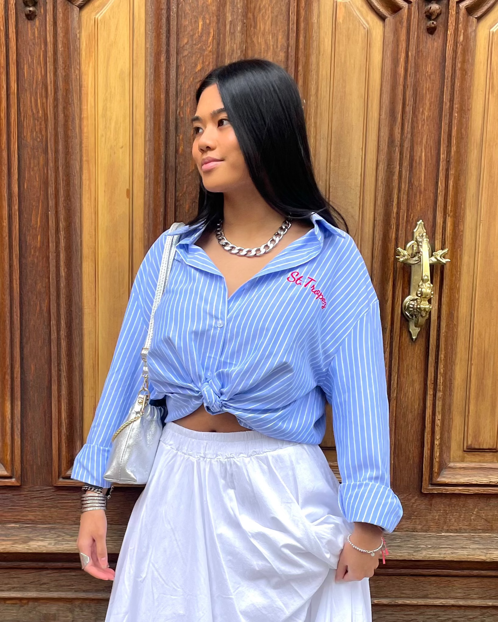 ST TROPEZ STRIPED SHIRT