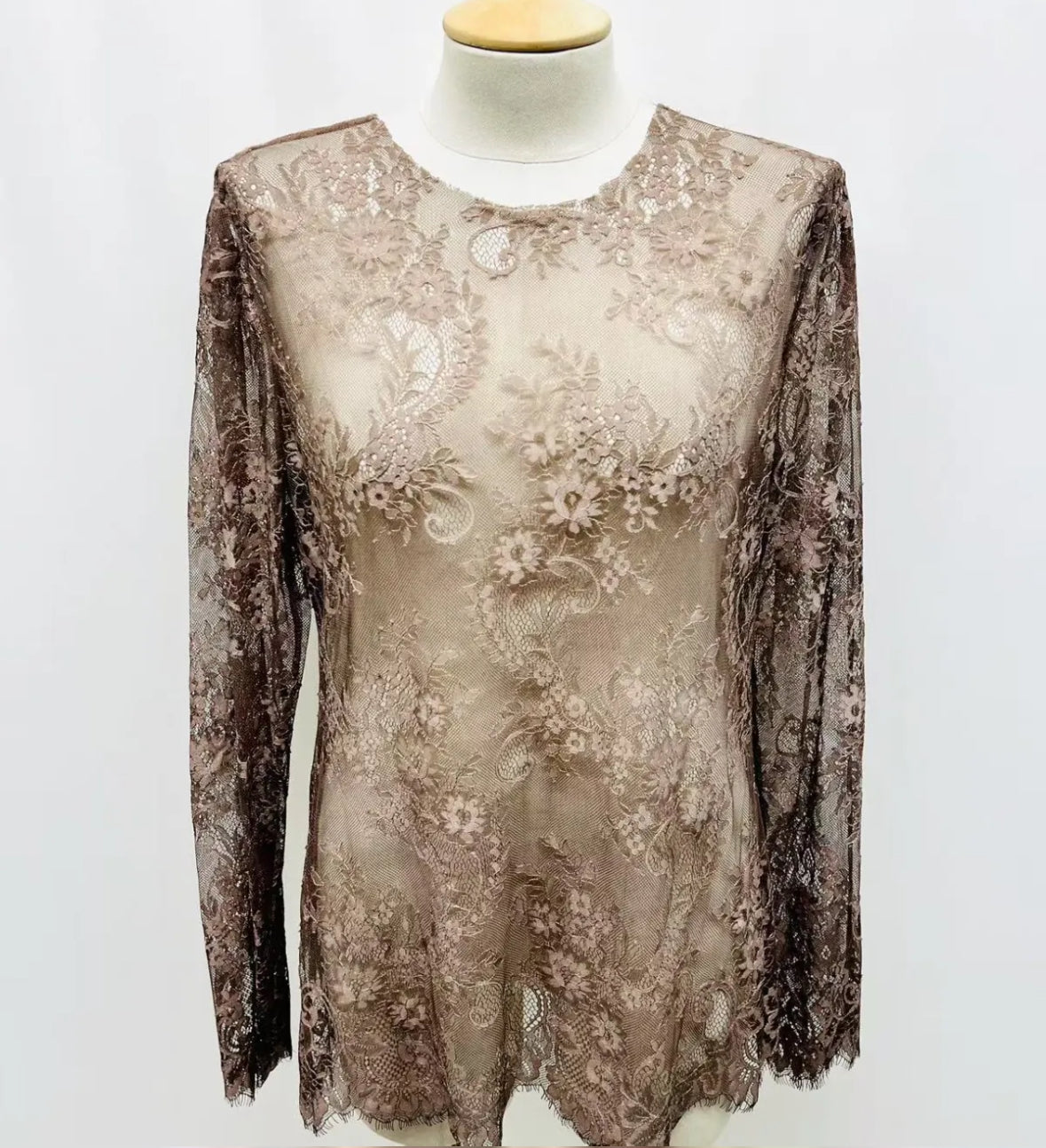 TOP RAS DU COU DENTELLE