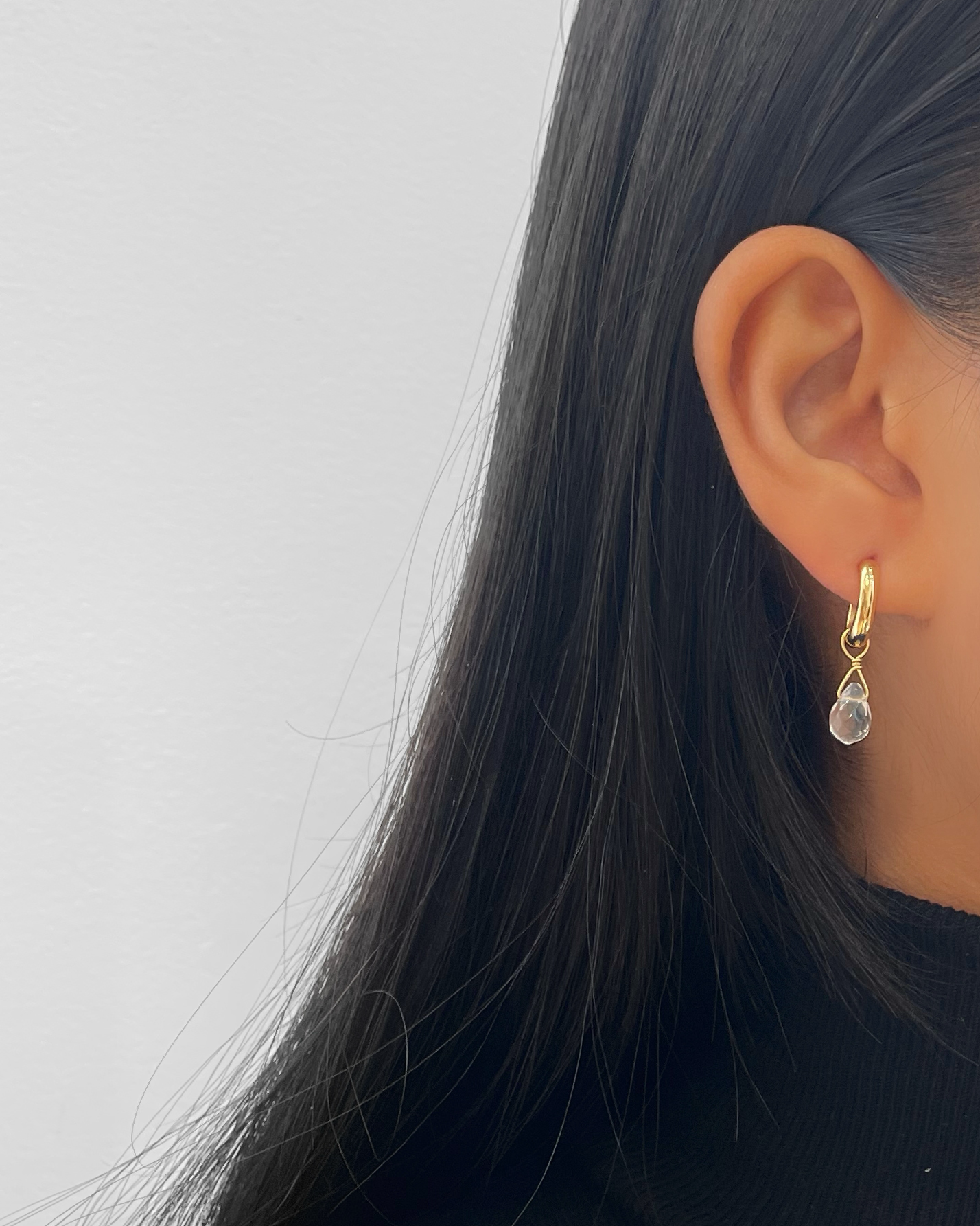 CRISTAL HOOPS