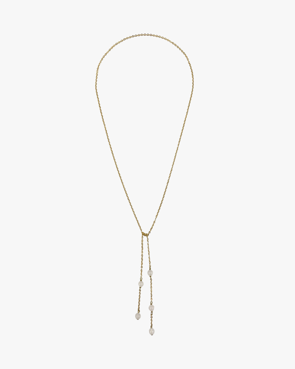 COLLIER CRAVATE PERLE
