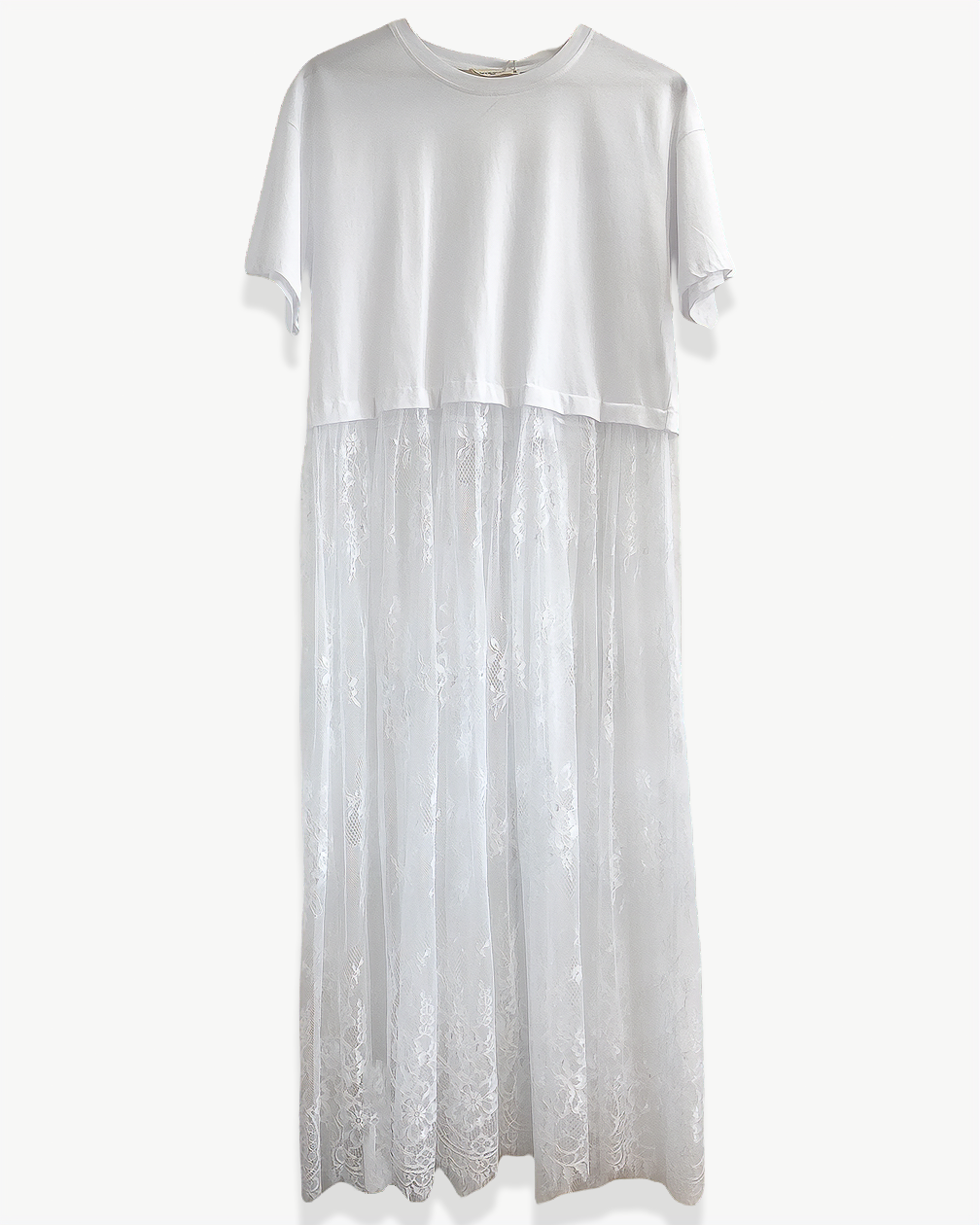 ROBE TEE SHIRT DENTELLE