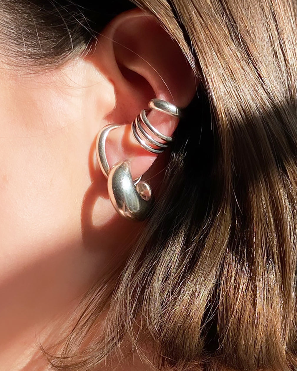 EAR CUFF HOOPS