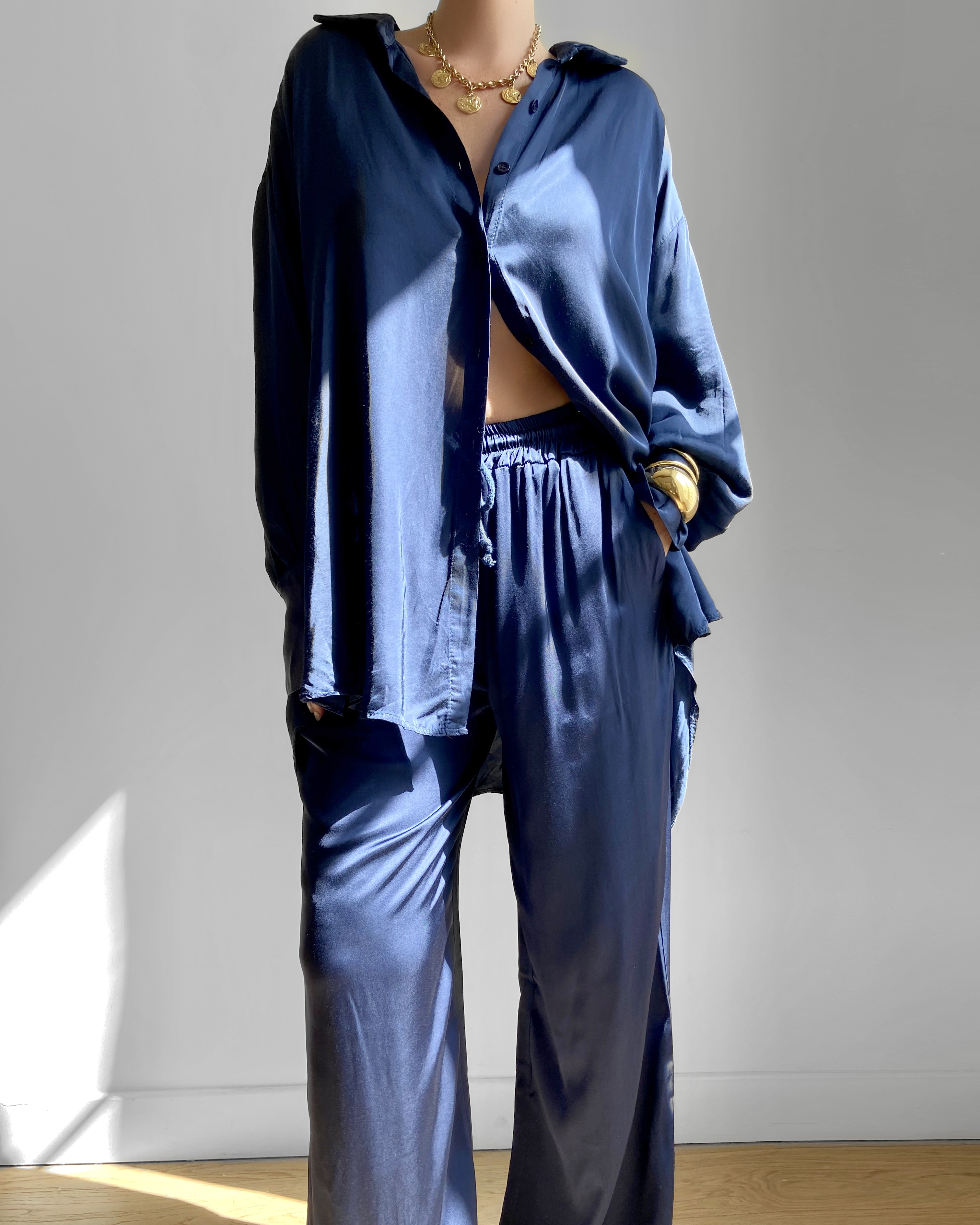 SATIN PANTS