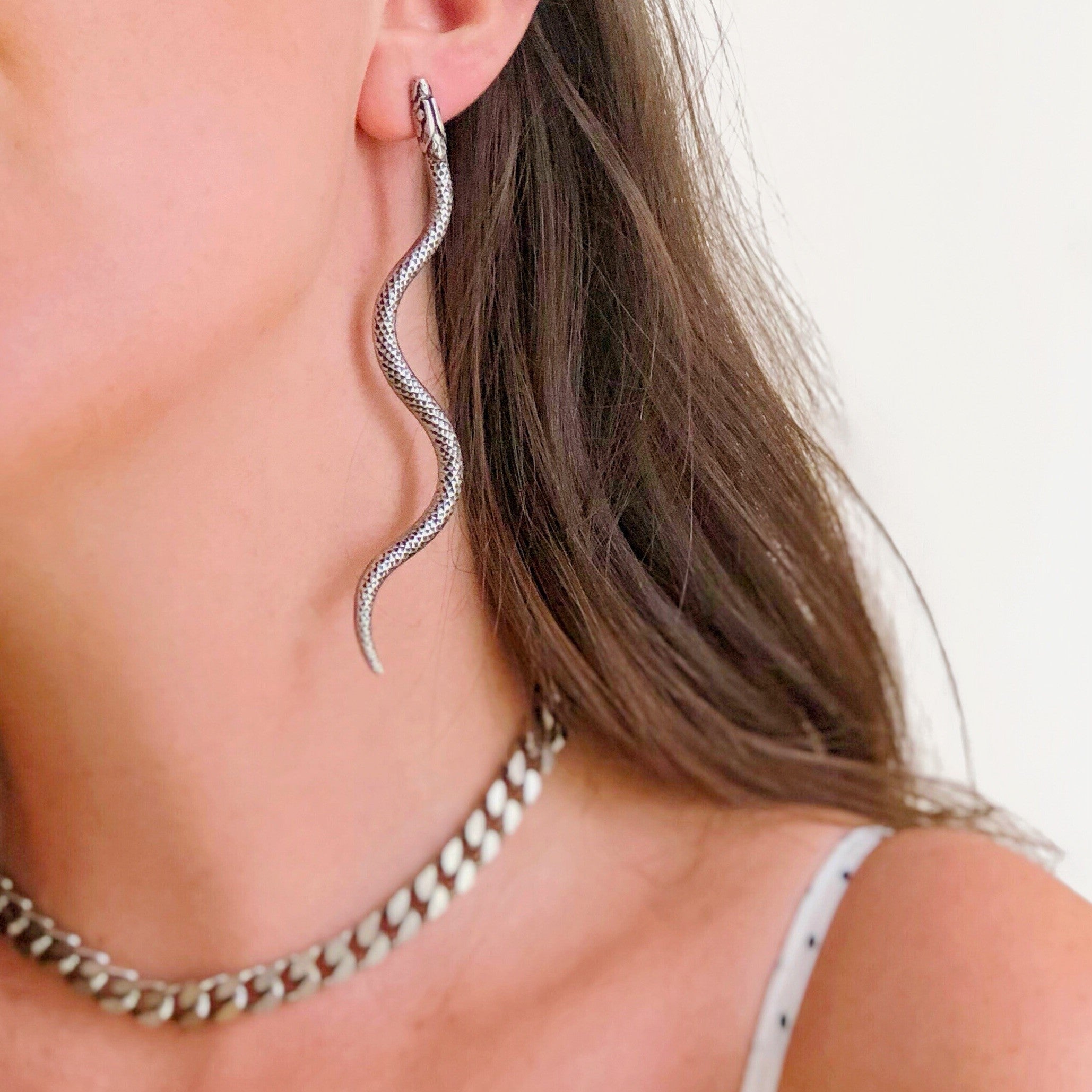 SNAKE EARRINGS