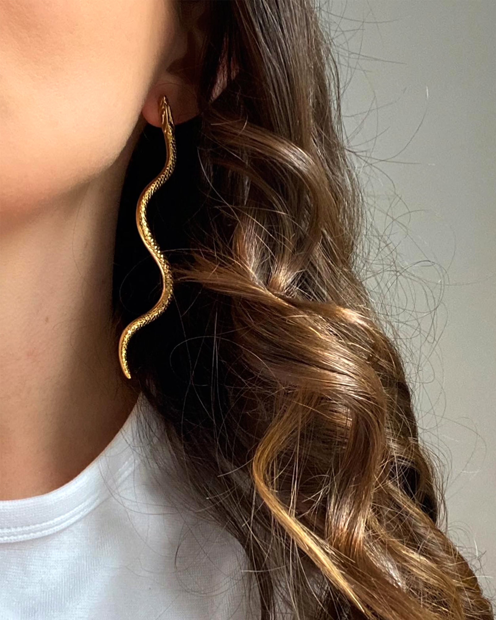 SNAKE EARRINGS