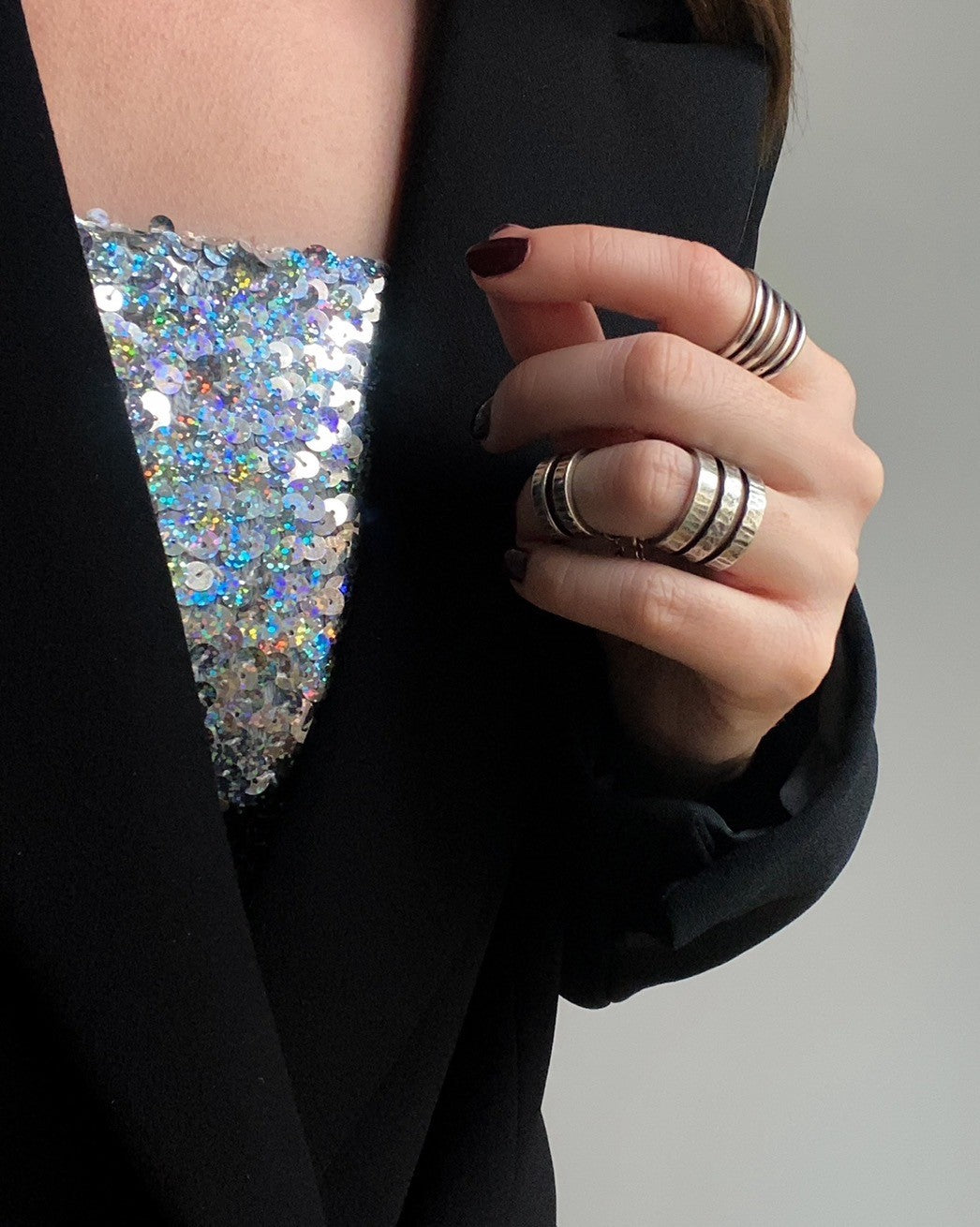BAGUE ARTICULÉE CISELÉE