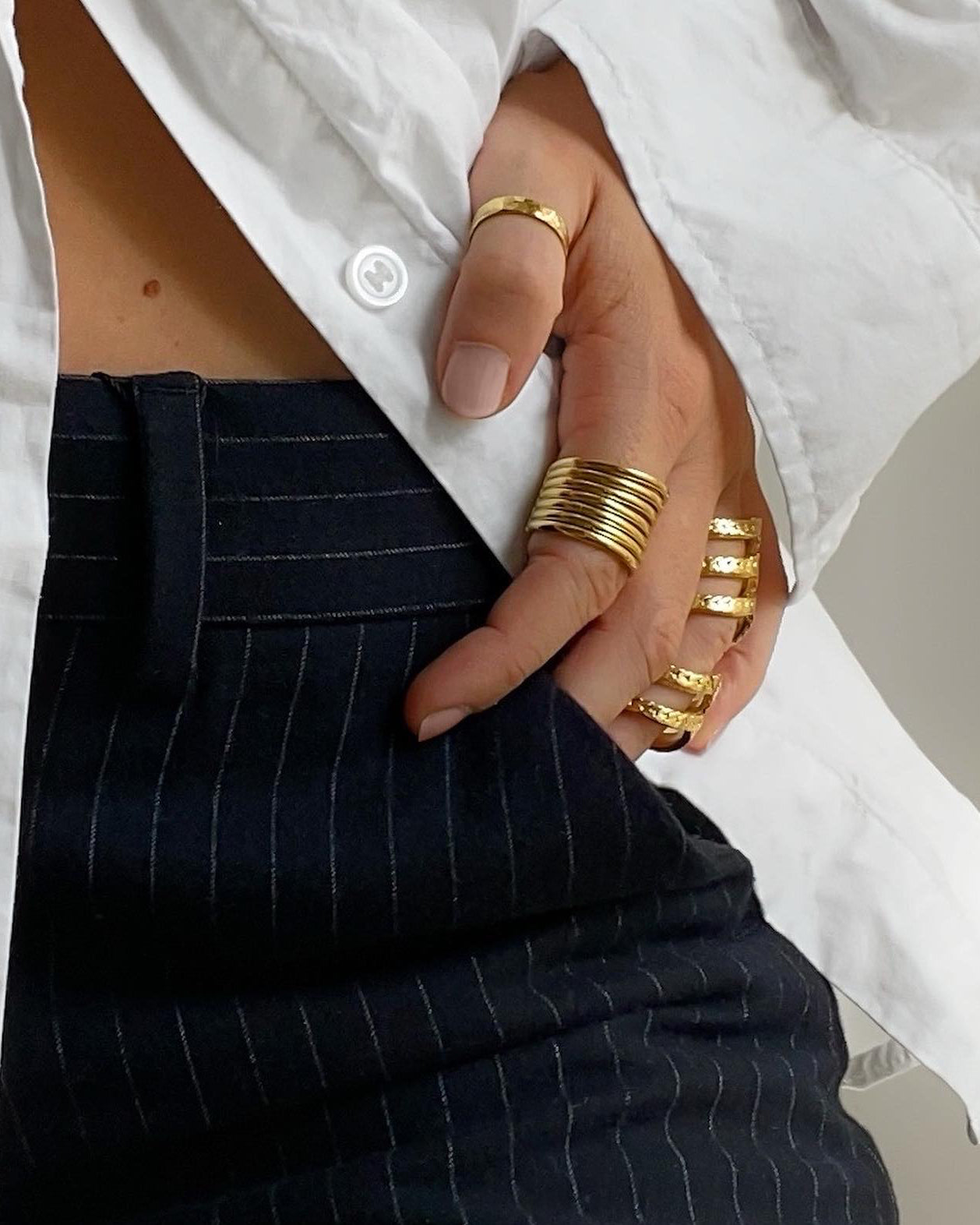 BAGUE ARTICULÉE POINTE