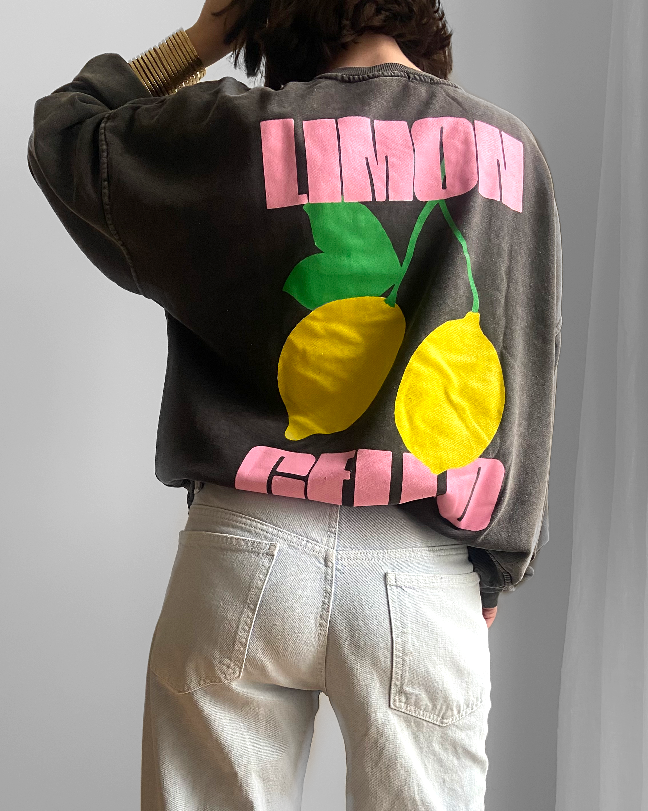 SWEAT SHIRT CITRON