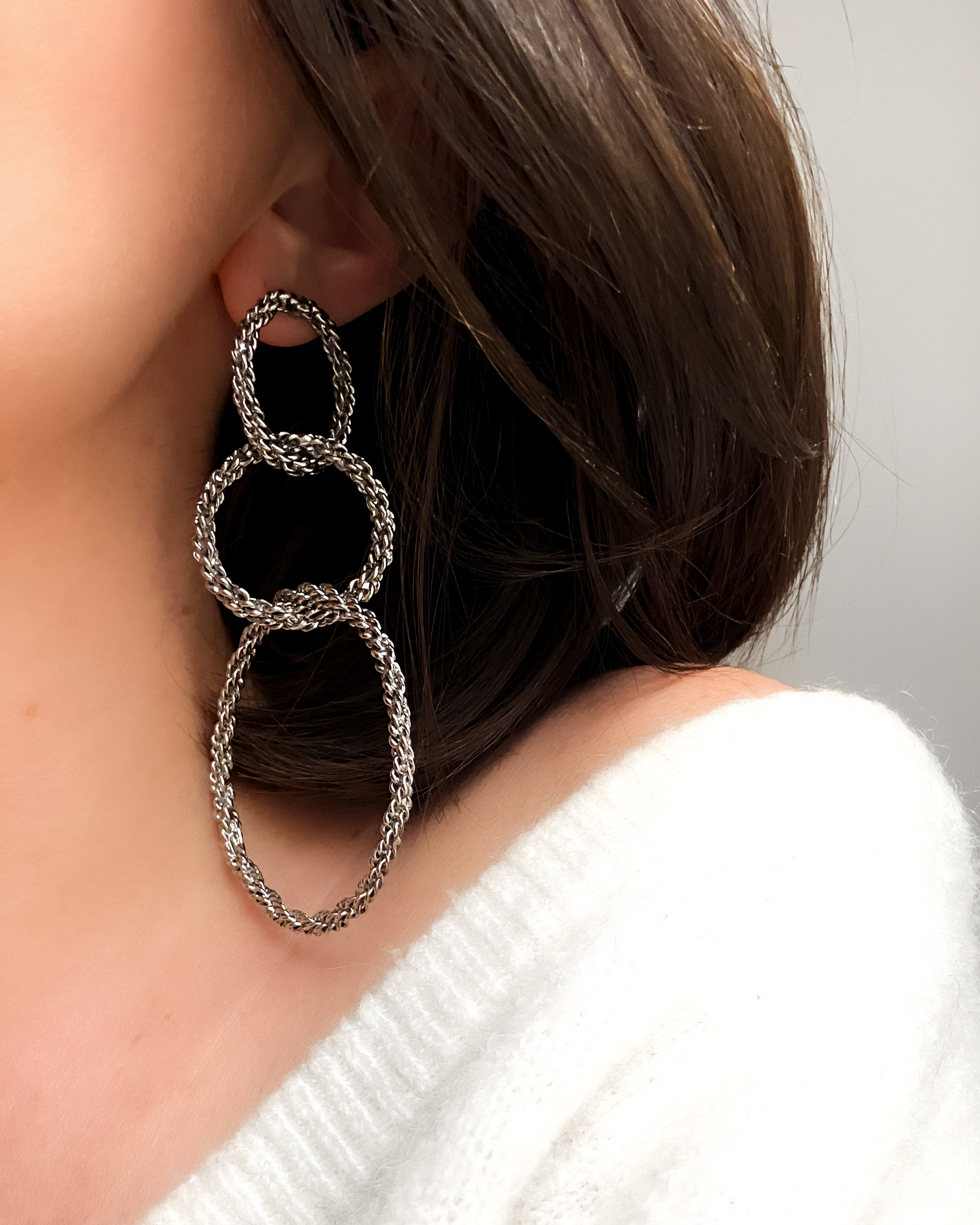 BOUCLES ANNEAUX TORSADE