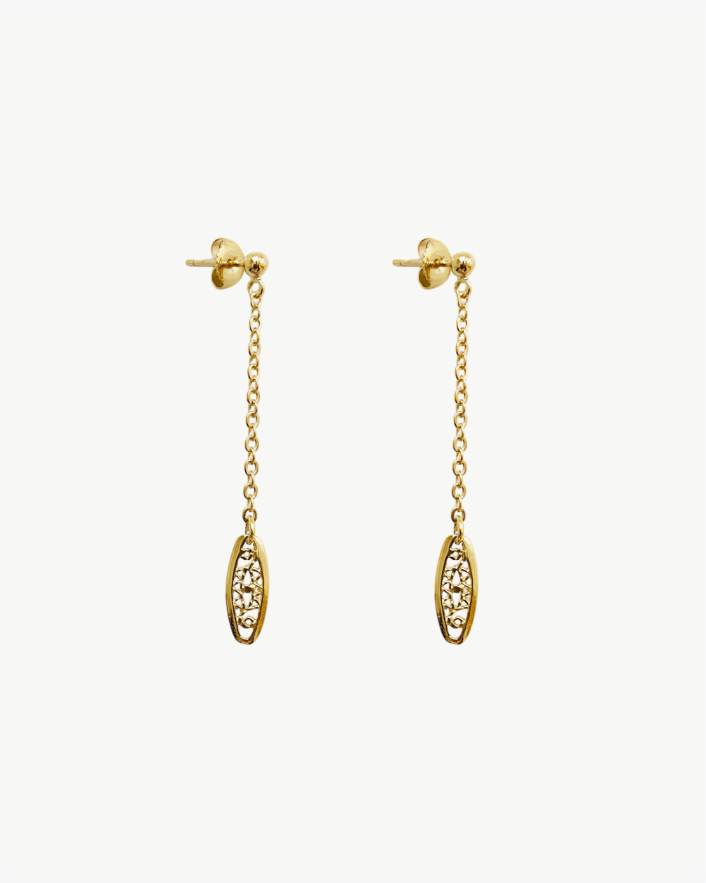 BOUCLES CHAINE DENTELLE
