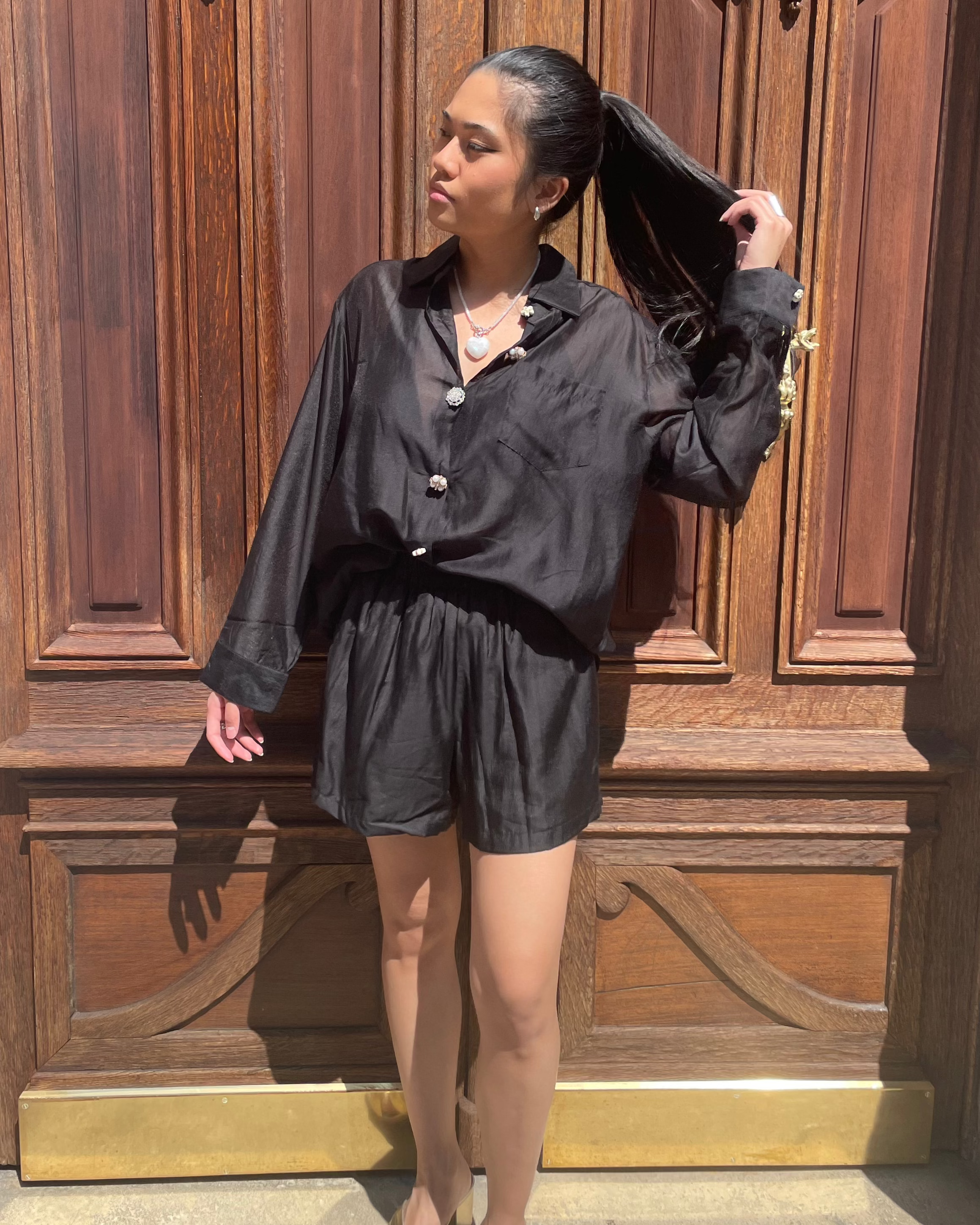 CHEMISE PERLE