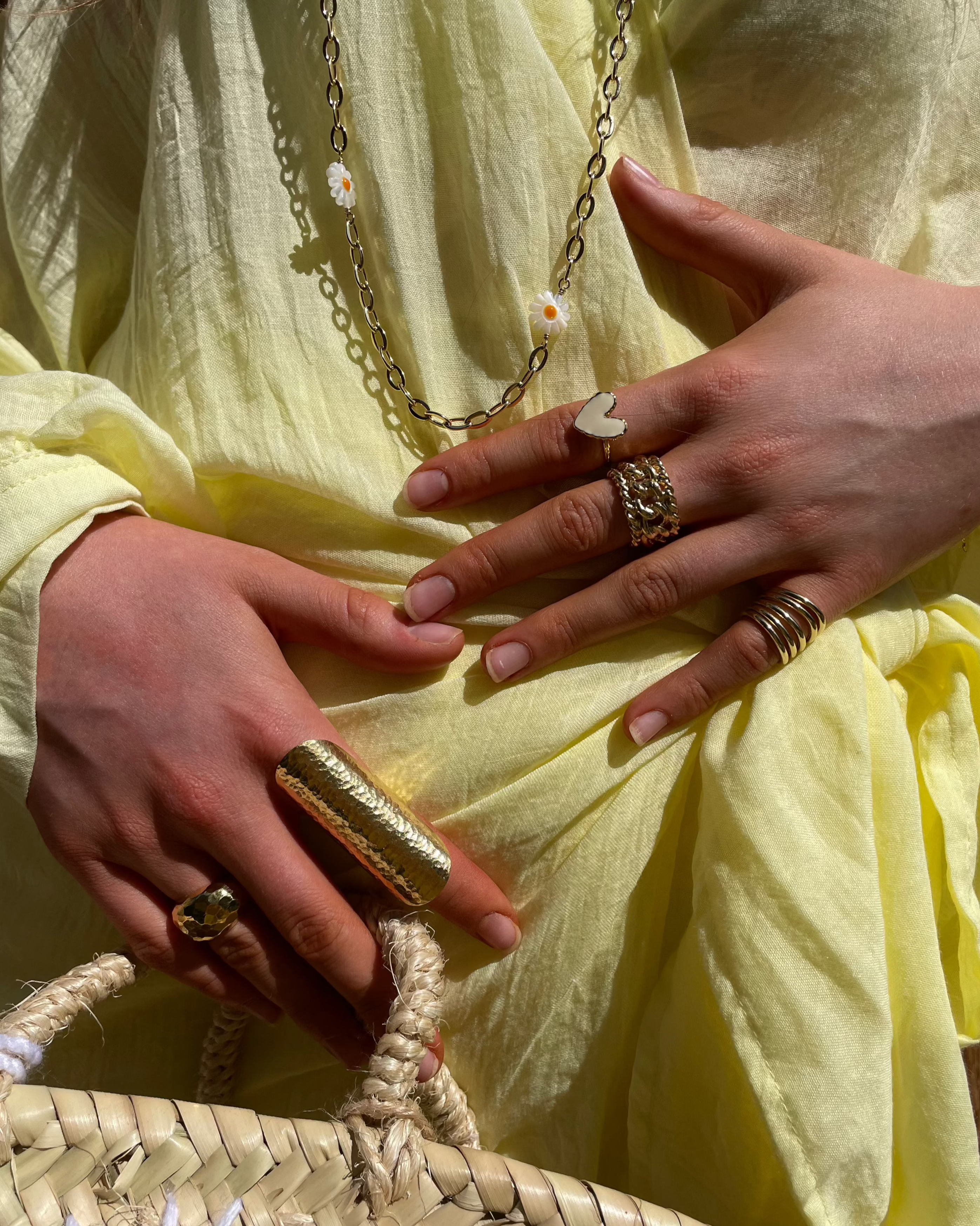 5 HOOPS MIDI RING