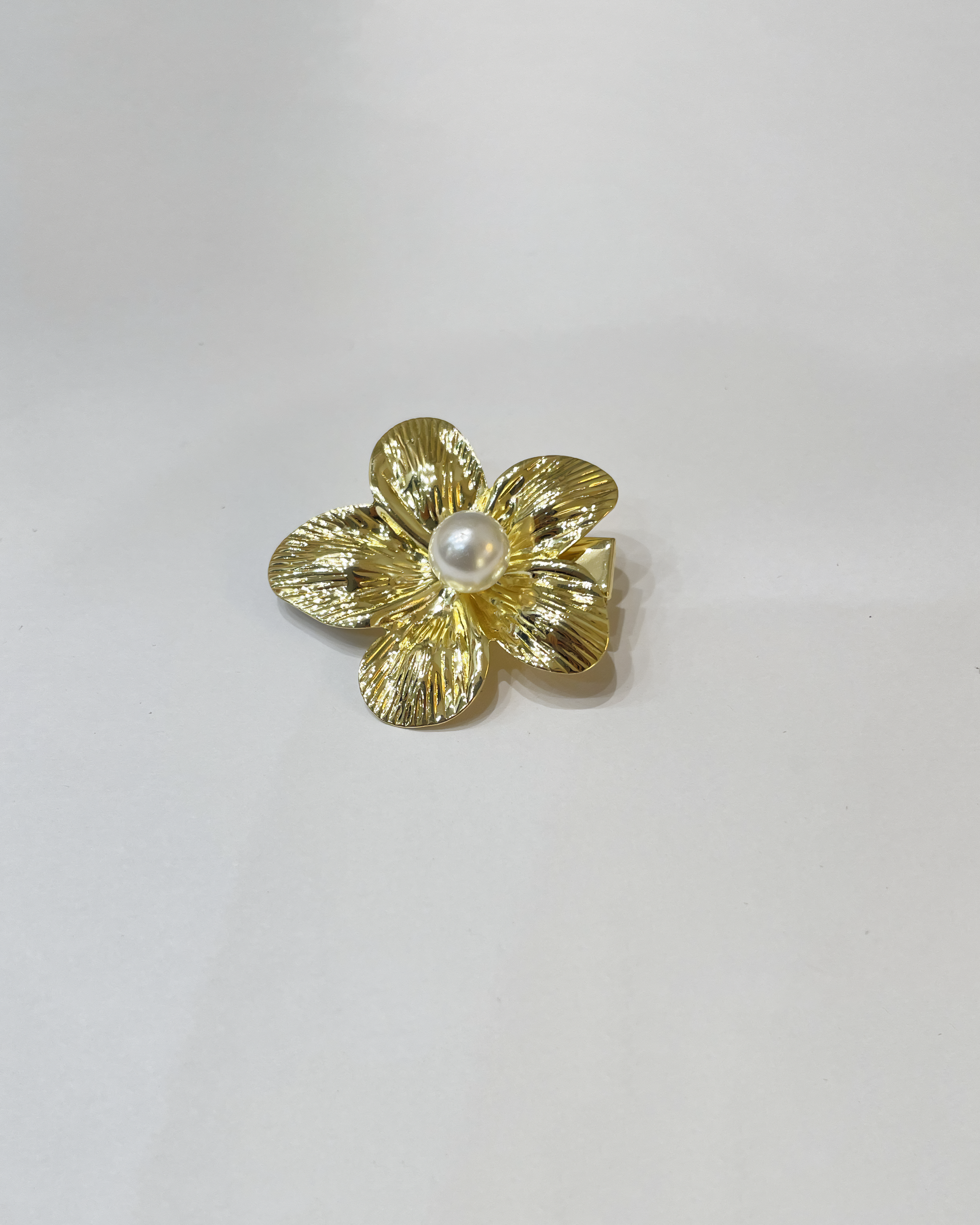 BARETTE FLEUR PERLE