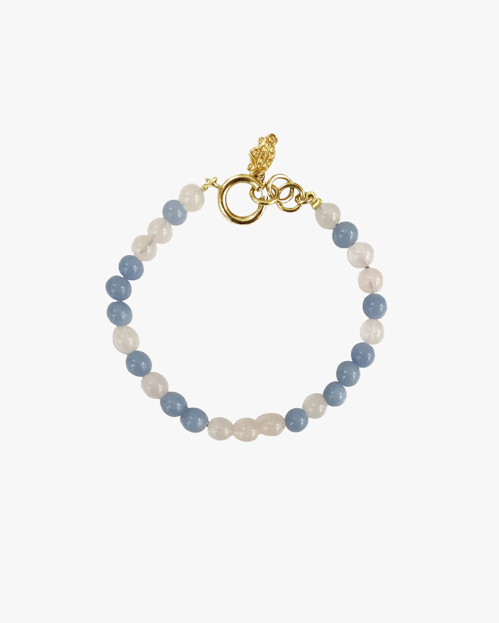 BRACELET CALCEDOINE QUARTZ ROSE