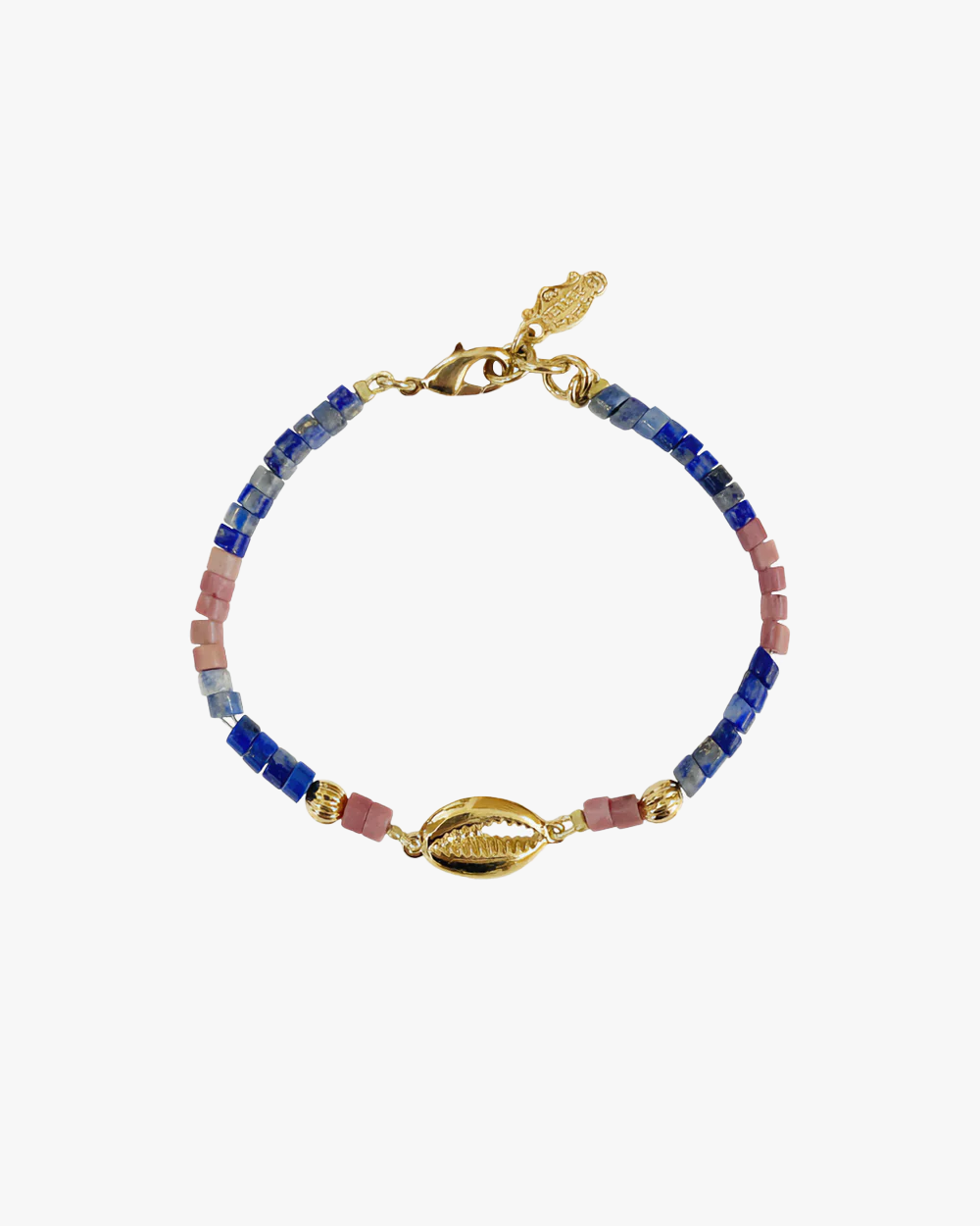 BRACELET SODALITE ET RHODONITE