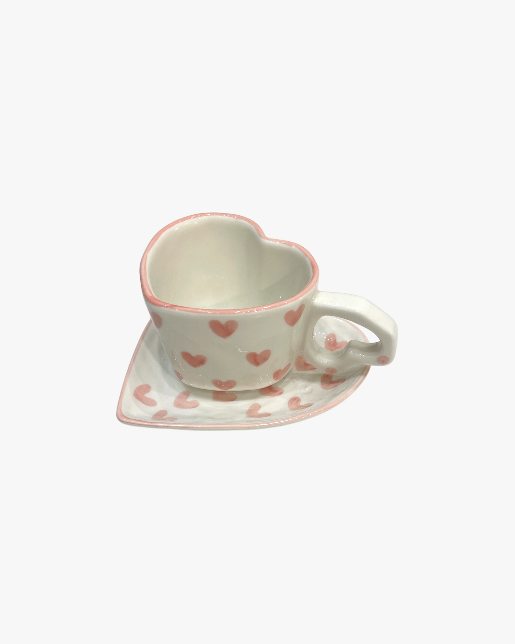 TASSE COEUR ROSE