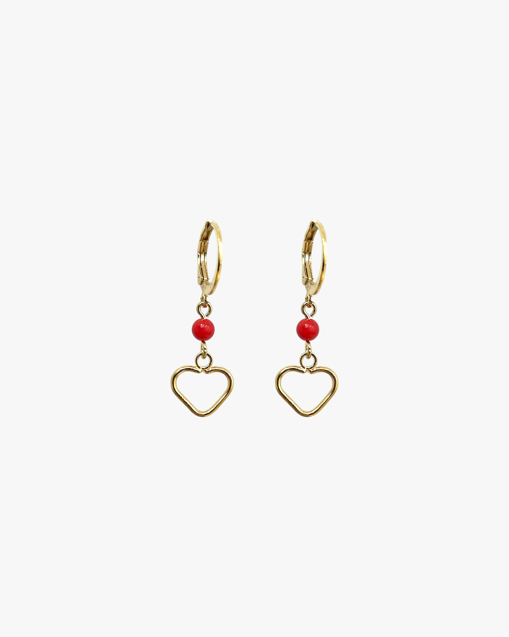 BOUCLES COEUR PERLE
