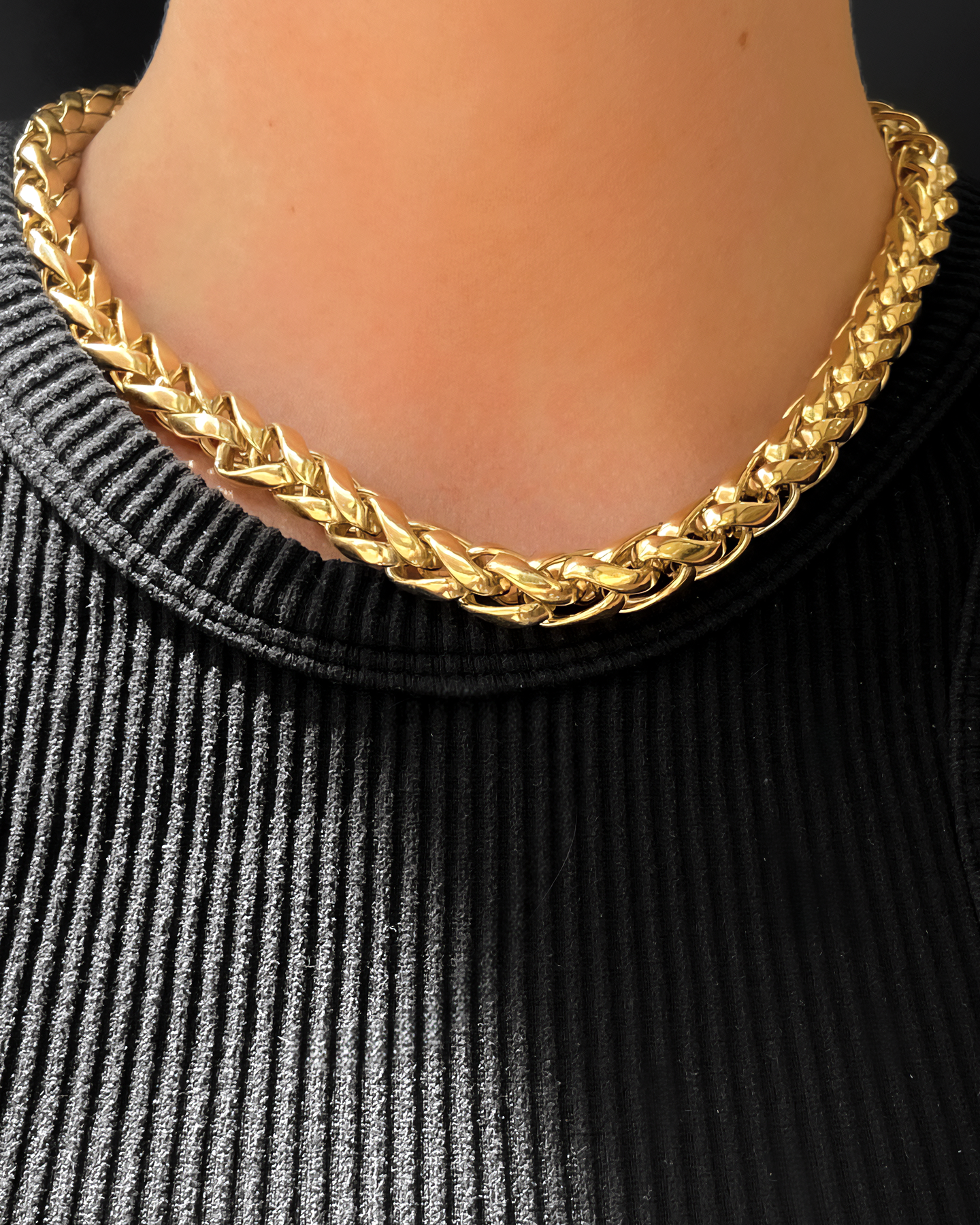 COLLIER CHAINE