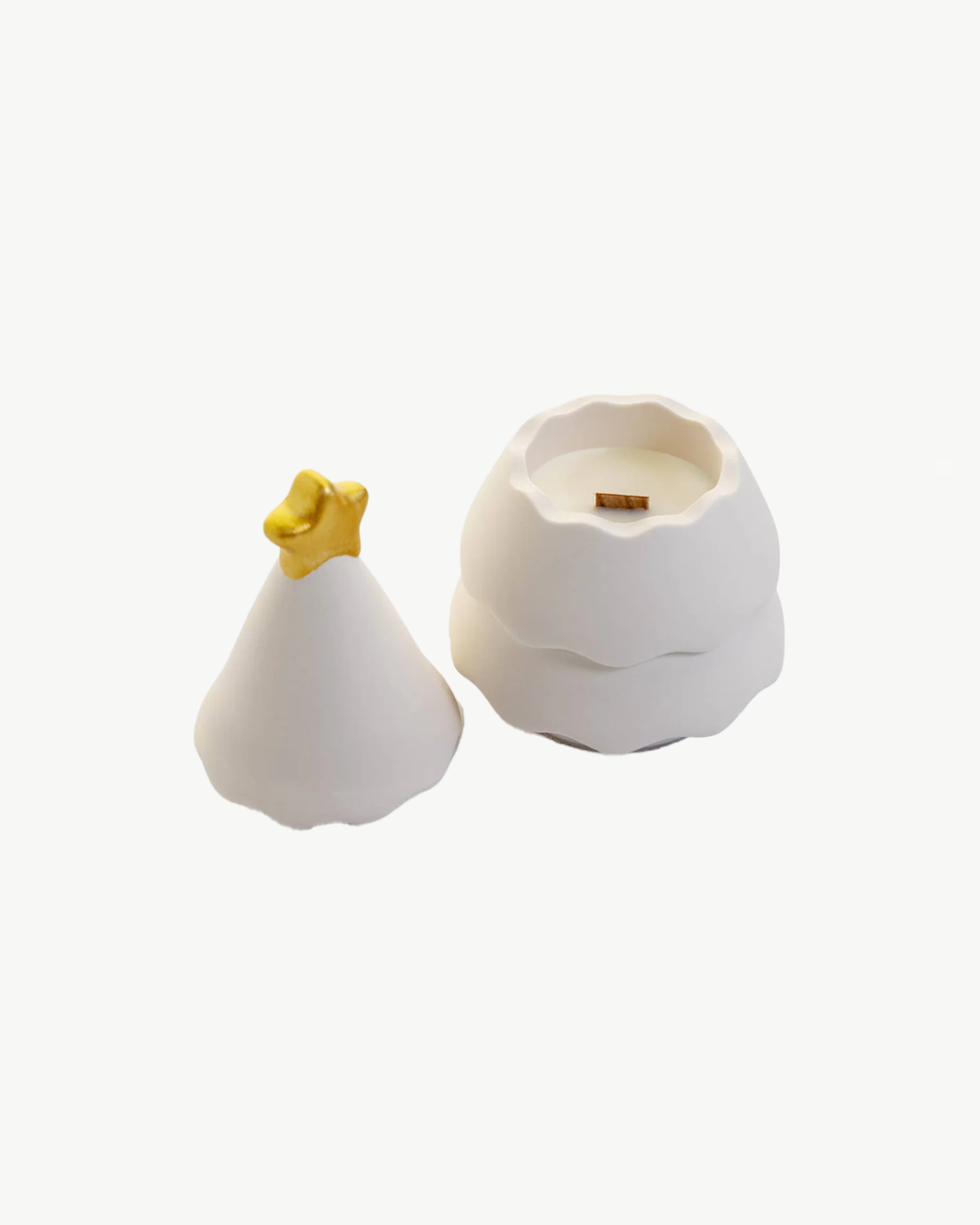 GOLDEN CHRISTMAS TREE CANDLE