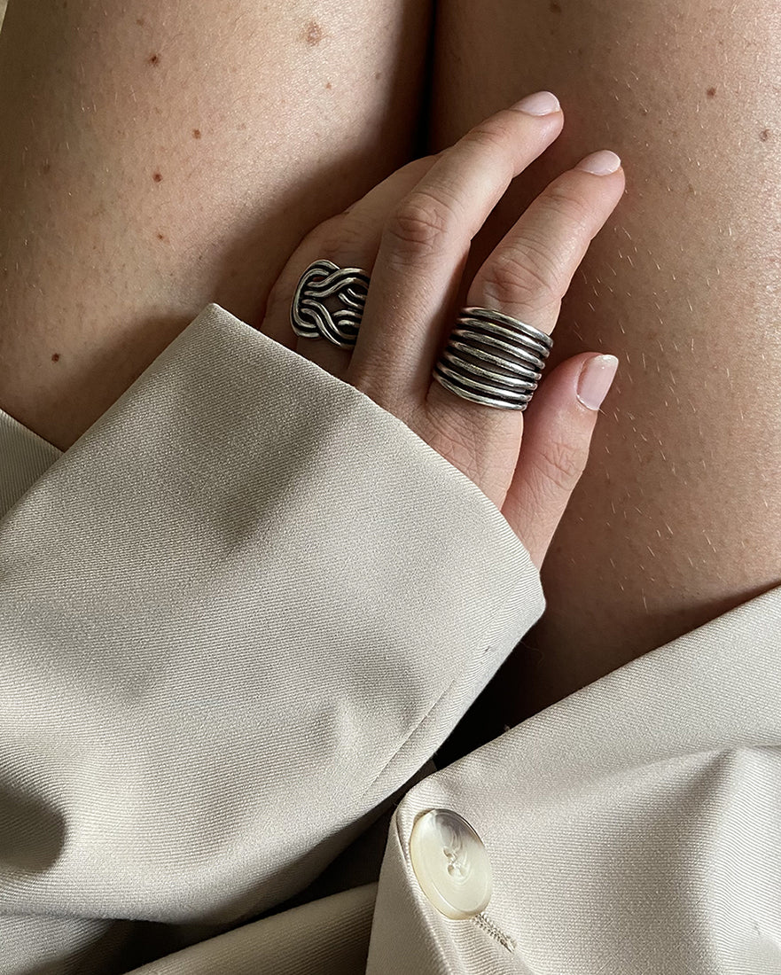 BAGUE 7 HOOPS