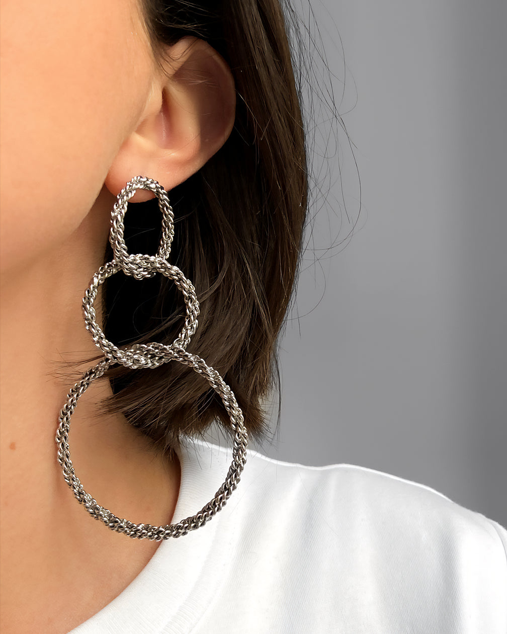 BOUCLES ANNEAUX TORSADE