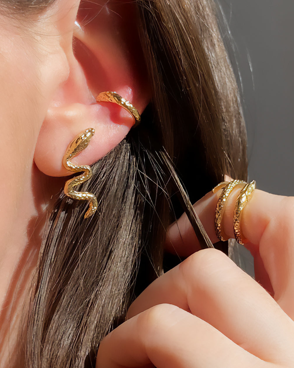 BABY SNAKE EARRINGS