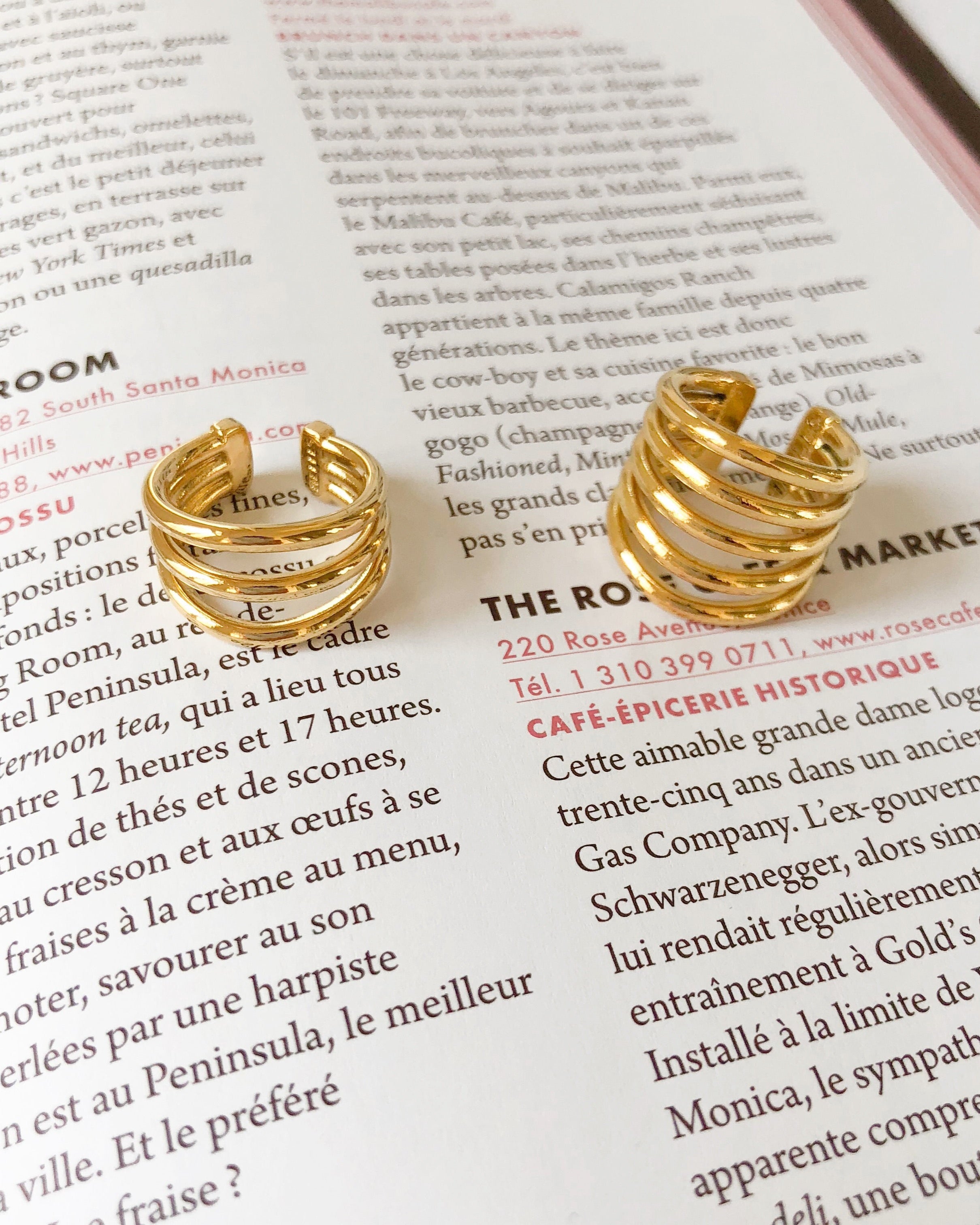 5 HOOPS MIDI RING